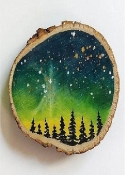Wood Art "Магия пейзажа". Мастер-класс